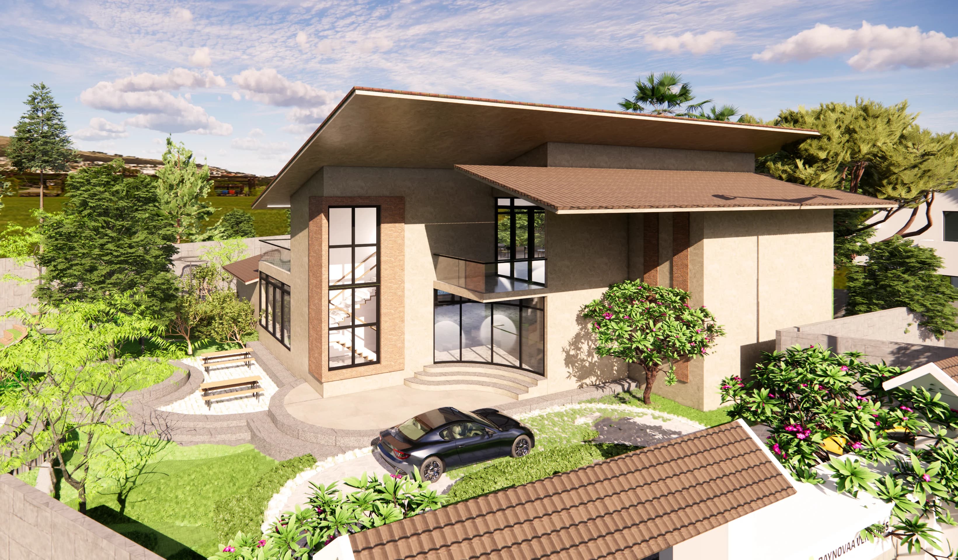 Club House with Guest Rooms